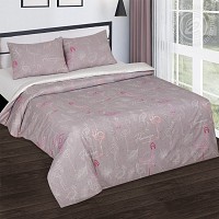 Комплект постельного белья из поплина Фламинго