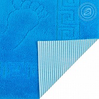 Коврик на резиновой основе «Ножки» Голубой