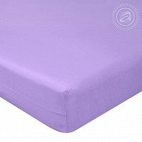Простыня из поплина на резинке Византия (фиолетовый)